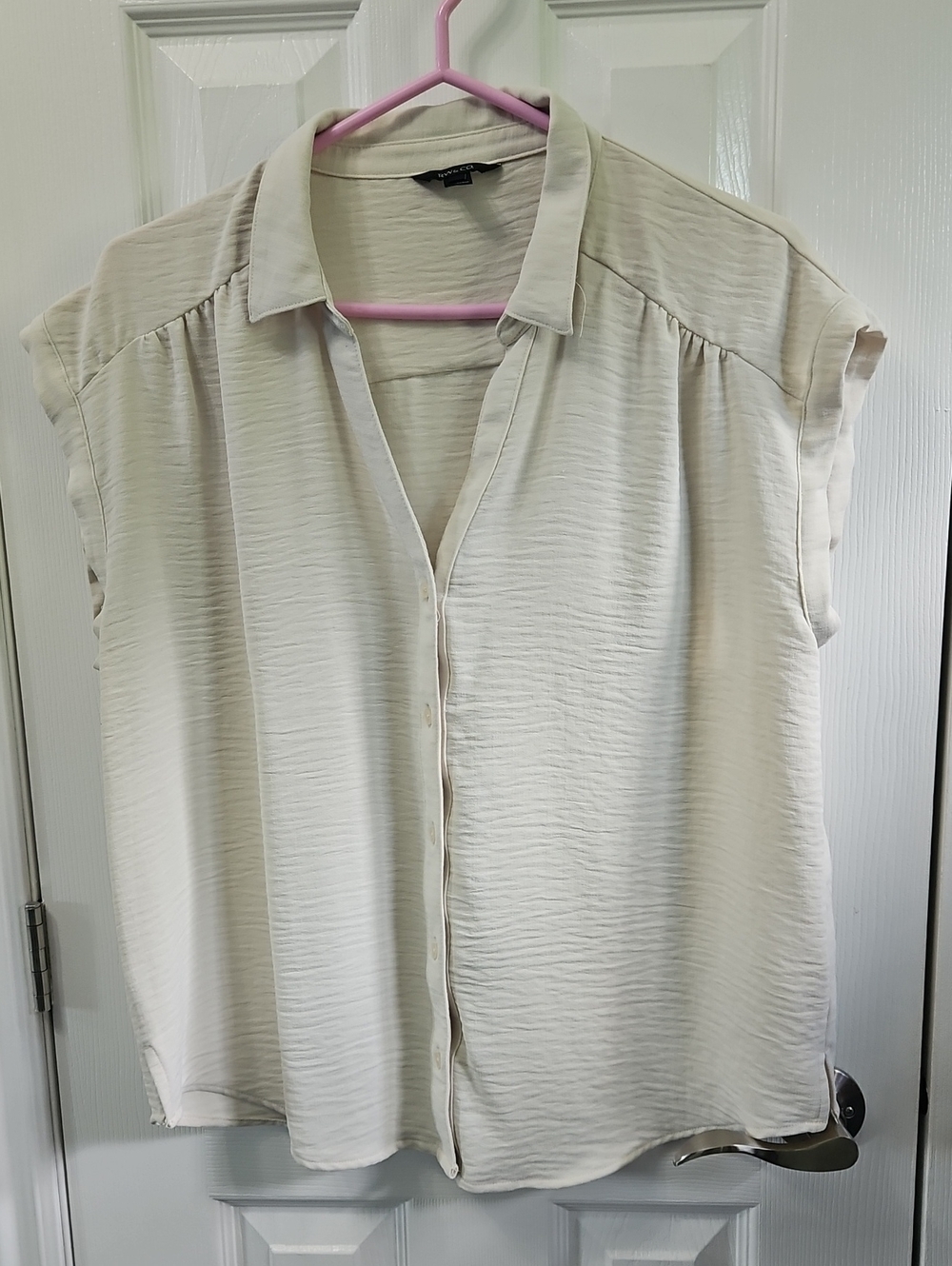 RW&CO Shirt Size Large Color Cream